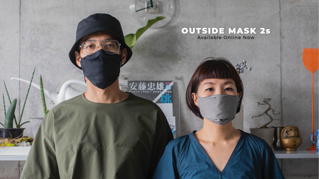 Practical, breathable & reusable Outside Mask 2s.